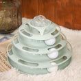 Load image into Gallery viewer, Stacked Turntable Ball Toy for Cats - Interactive Feline Playtime Fun"