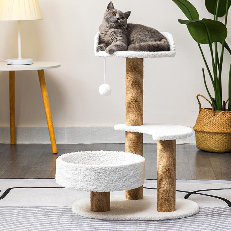 Cat Tree with High Density Sisal Material for Scratching – Furr