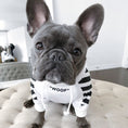 Load image into Gallery viewer, Dog Fashion Three-Stripe Dog Sweater- Winter Sports Dog Clothes