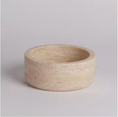 Load image into Gallery viewer, Travertine Pet Bowl Set