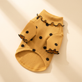 Load image into Gallery viewer, Megève Dot Knit in yellow laid flat on a cream background
