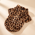Load image into Gallery viewer, St. Moritz Leopard Hoodie laid flat on a cream background