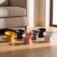 Load image into Gallery viewer, All six Pendio glazes together on an oak floor in afternoon light