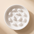 Ladda bilden i Galleri Viewer, Lumière bowl seen from overhead, showing the raised slow-feed pattern inside