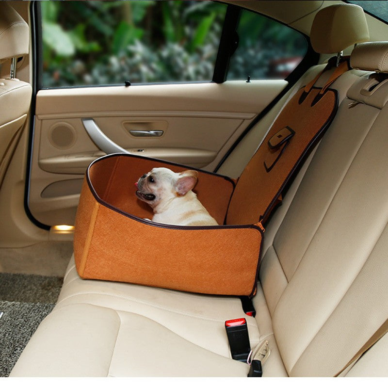 Dual-Purpose Pet Car Mat: Front Seat Cushion and Protective Cover