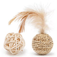 Charger l'image dans la visionneuse de la galerie, Purrfect Play- Cat Rattan Ball Toys
