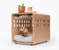 Load image into Gallery viewer, Solid Wood and  Acrylic Dog House - Premium Pet Enclosure
