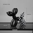 Ladda bilden i Galleri Viewer, Black and White Balloon Dog Ornament
