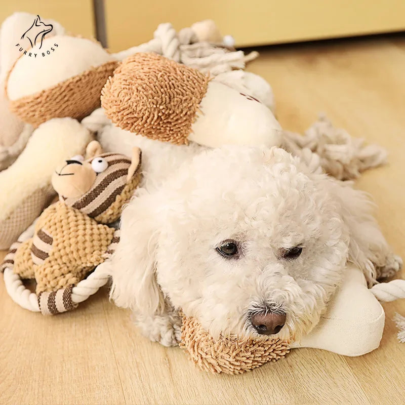 The "Plush"- Bite-Resistant Interactive Dog Teeth Cleaner