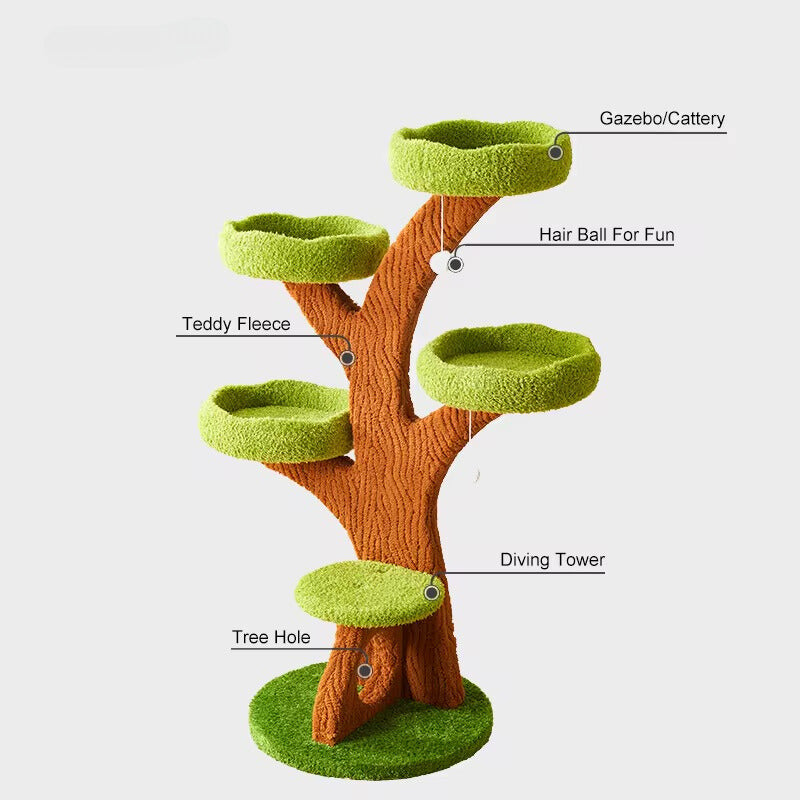 TreeHaven Cat Tree -The Natural Haven for Your Feline Friends