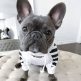 Load image into Gallery viewer, Dog Fashion Three-Stripe Dog Sweater- Winter Sports Dog Clothes
