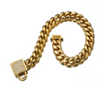 Load image into Gallery viewer, Stylish Stainless Steel Dog Cat Collar | Gold-Tone Chain Design
