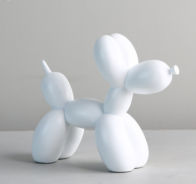 Black and White Balloon Dog Ornament