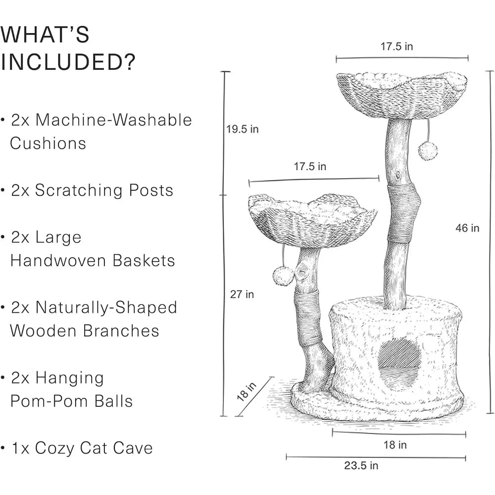 The "Pearl"- Luxury Cat Tree