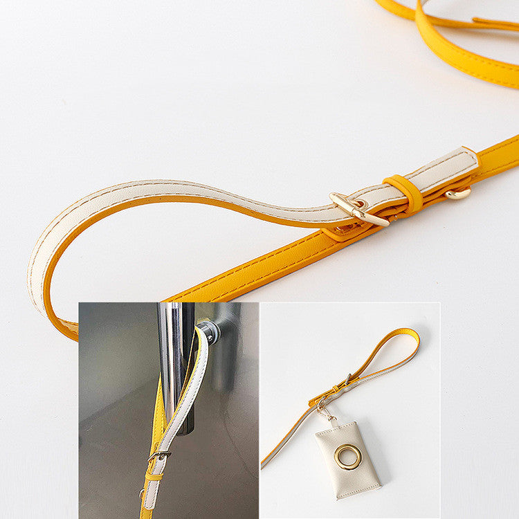 Versatile Leather Dog Leash: Multifunctional Pet Rope for All Your Needs