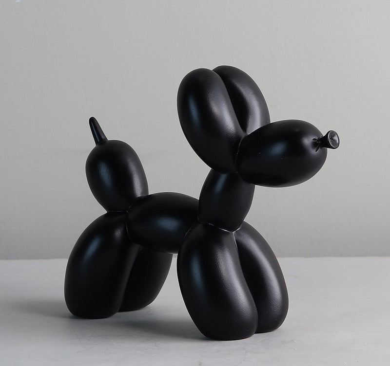 Black and White Balloon Dog Ornament