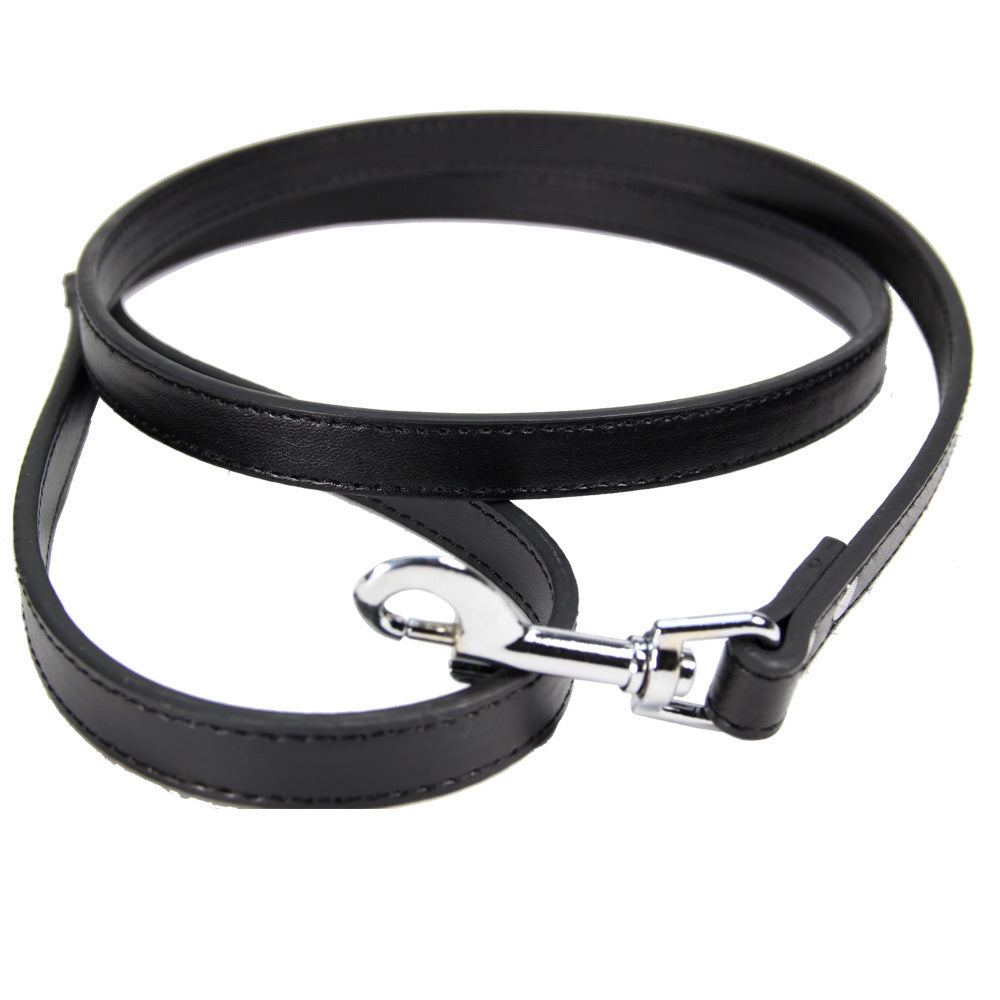 Premium 47-Inch PU Leather Pet Leash - Dog Chain for Style and Control