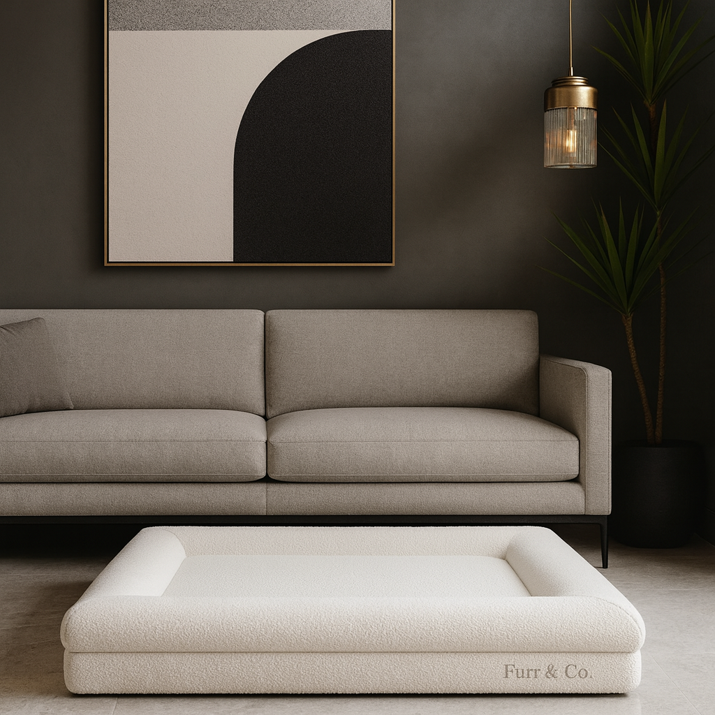 The Luxe Bouclé Restorative Pet Bed