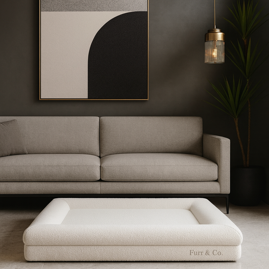 The Luxe Bouclé Restorative Pet Bed