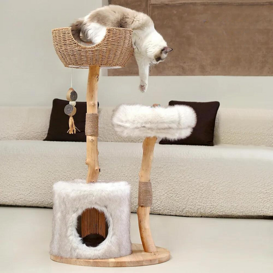 The "Cloud" Natural Cat Tree