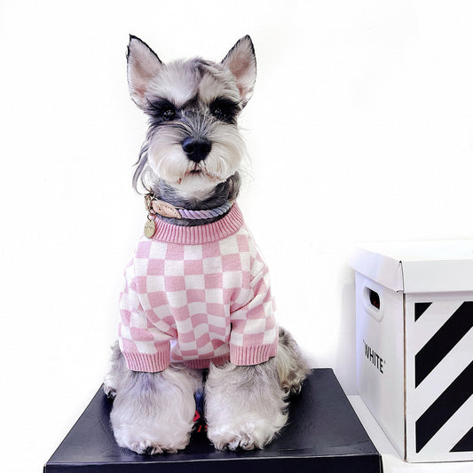 Dog Designer Sweater - Classic Canine Style for Chilly Days