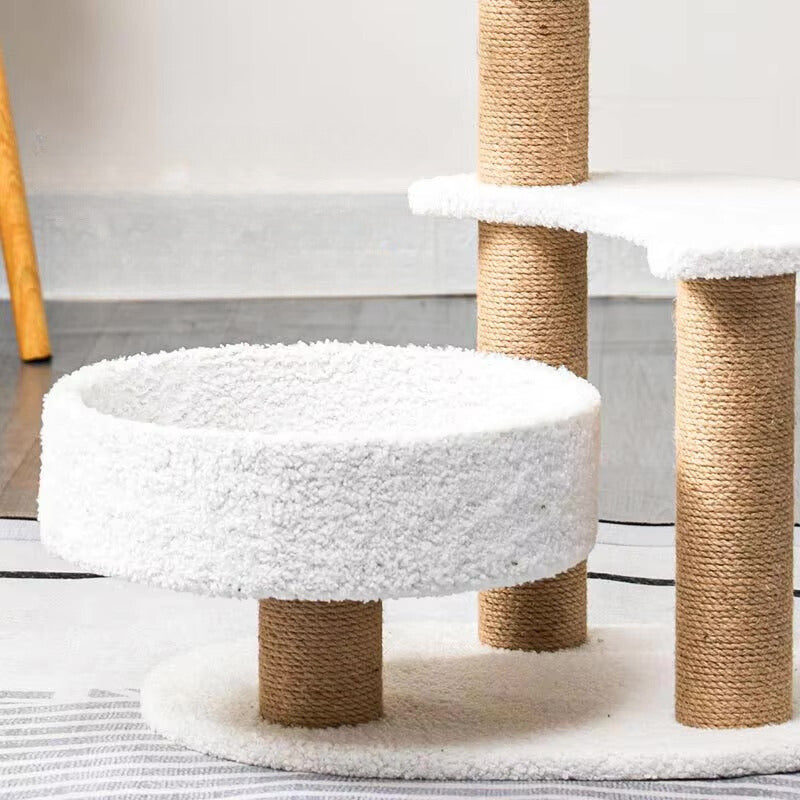 Cat Tree with High Density Sisal Material for Scratching