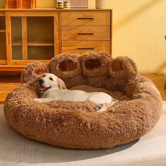 Plush Bed for Dogs - Cozy and Spacious Canine Sleeping Comfort