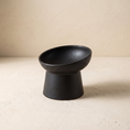 Load image into Gallery viewer, Pendio Raised Bowl in Black on a cream ground
