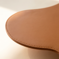 Load image into Gallery viewer, Close view of the Beaumont edge showing the stitch line and the cut edge of the panel
