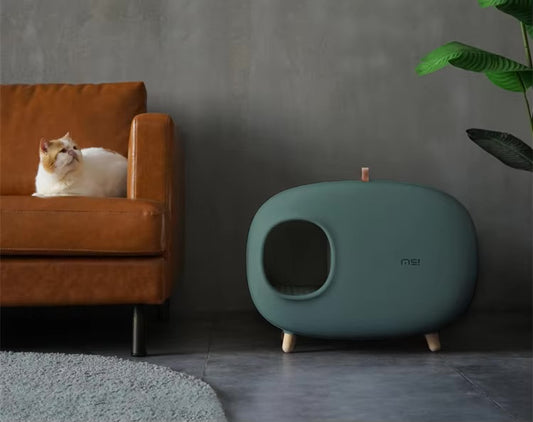 Contemporary Cat Litter Box